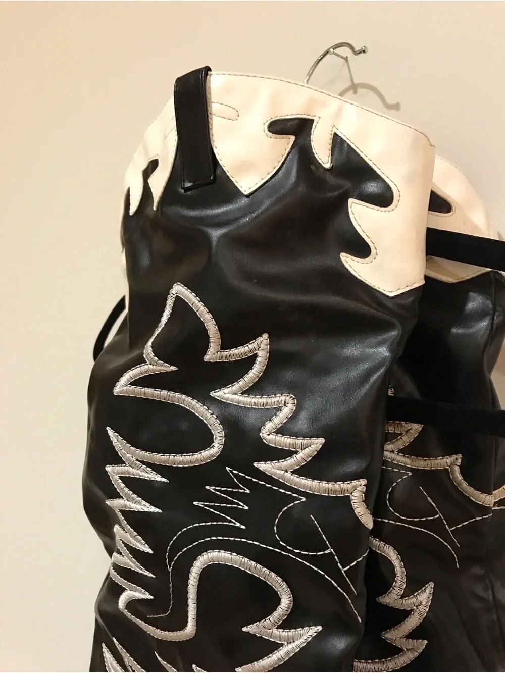 Western Thigh High Over The Knee Embroidered Boots (9) - Picture 6 of 16